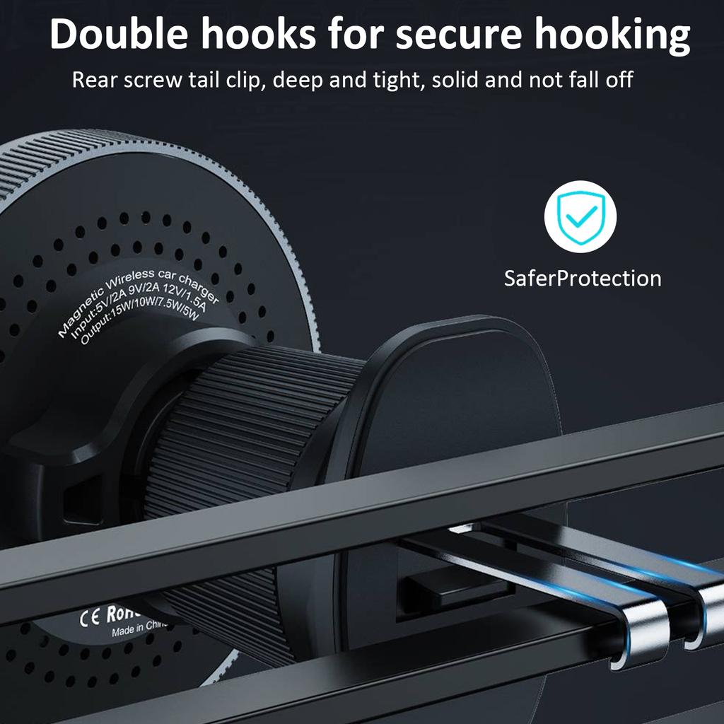 Charging Car Mount Phone For Magsafe 15 14 13 Phone Charging Holder Car Air Vent Mount Wireless Charging Stand Holder