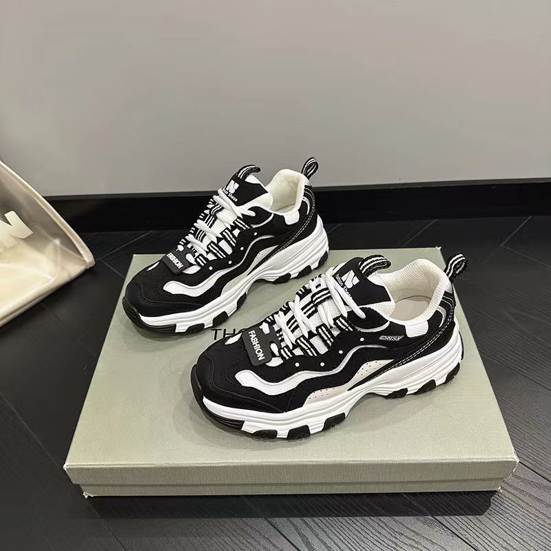 D'lites All-Matching Dad Shoes Женская весенняя новая спортивная повседневная обувь на платформе с высокой посадкой Женская обувь в стиле ретро