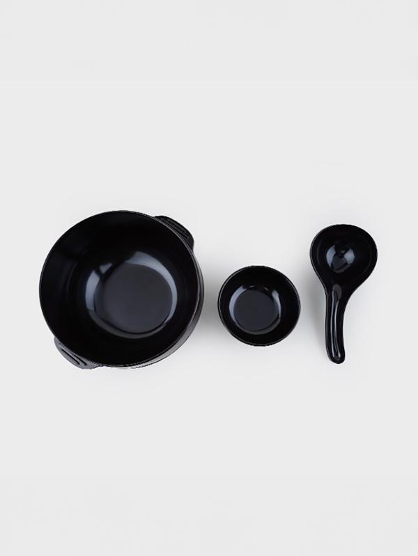 Набор традиционных корейских макколи - 3 предмета (Чашка, Половник, Банка)