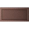 Vent Cover 22x45 Copper with Blinds
