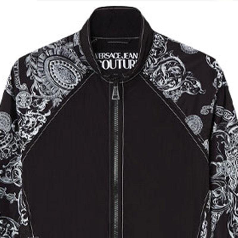 VERSACE JEANS COUTURE FW21 Jacket Men's Black E71GAS401-ECQS02-E899