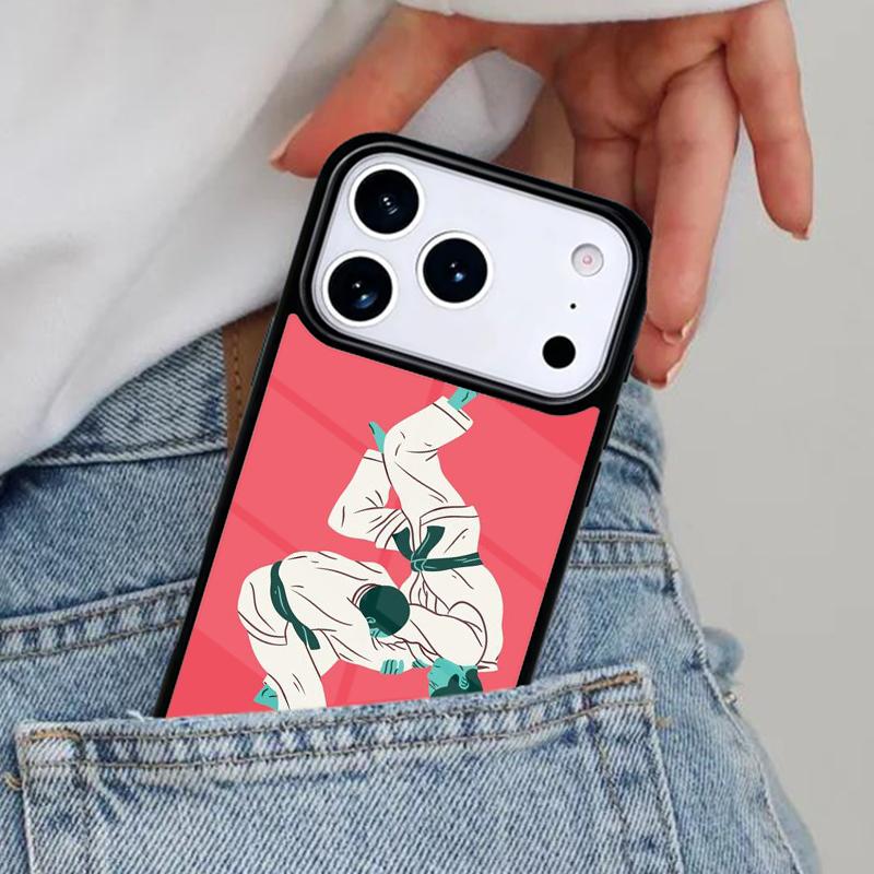 Чехол для телефона с изображением боевых искусств Джиу-джитсу для iPhone 16e 15 14 13 12 17 Pro Max Plus Air 17pro Чехол