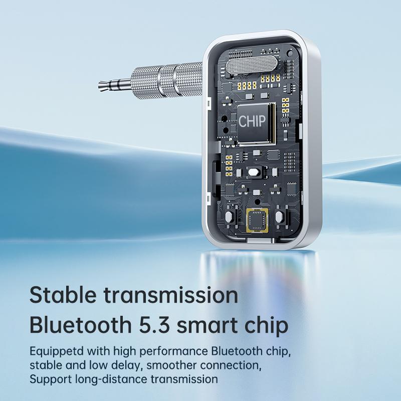 Bluetooth 5.3 приемник передатчик 2 в 1 беспроводной аудио адаптер 3,5 мм AUX адаптер для автомобильных музыкальных наушников динамик громкой связи