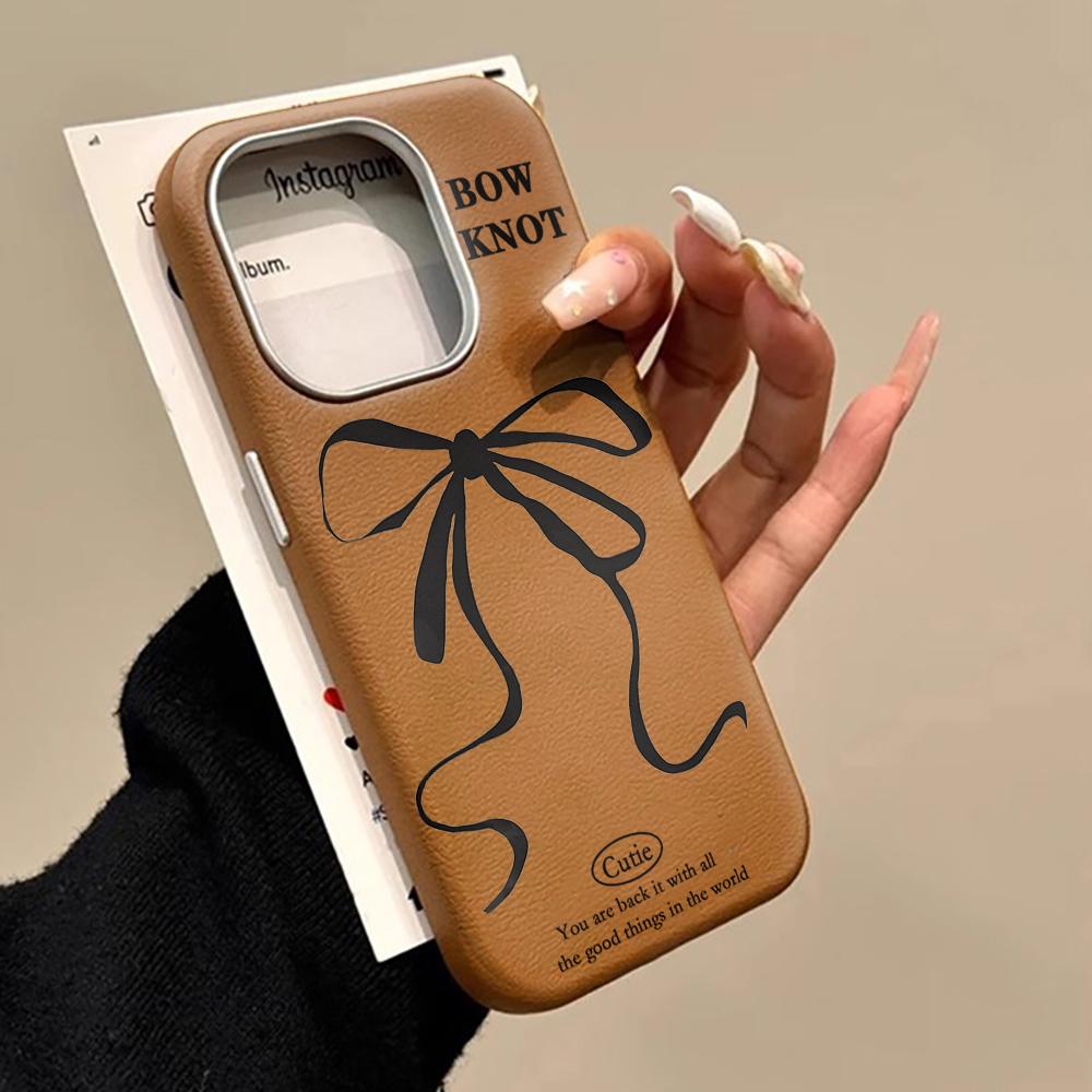 Retro Money Bow Phone Case For Redmi 13C 14C 15C 4G For Redmi Note 13 14 12 Pro+ 11 Pro 5G Protective Lychee Bumper Back Cover