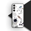 Чехол для Motorola Moto G55 G45 G75 G85 G35 Edge 50 30 Fusion 40 NEO Ultra Pro Корпус Чехол для телефона Луна Астронавт Звезды Арт