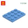 Нетоксичный 61 шт./Лот 11212W Пластина 3 x 4 Строительный Блок Moc Цветные Аксессуары Совместимые с Кирпичом Diy Детская Игрушка Детали Сборки