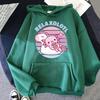 Cute Axolotl Chilling on Unicorn Pool Float Relaxolotl Hoodie Women Aesthetic Hoodies Unisex Autumn Winter Pullovers Sweatshirts