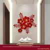 3D Декор Стены Свадебными Цветами - Декор Фона для Спальни Невесты