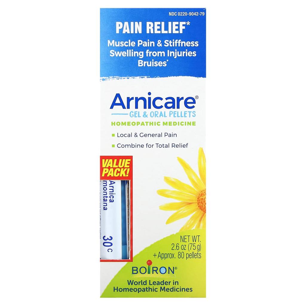 BOIRON Arnica Gel and Oral Pellets Value Pack, 2 Count