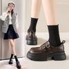 British Style Small Leather Shoes Women's 2025 Spring New Japanese Jk Mary Jane Single Shoes Comfortable and Versatile Platform Loafers