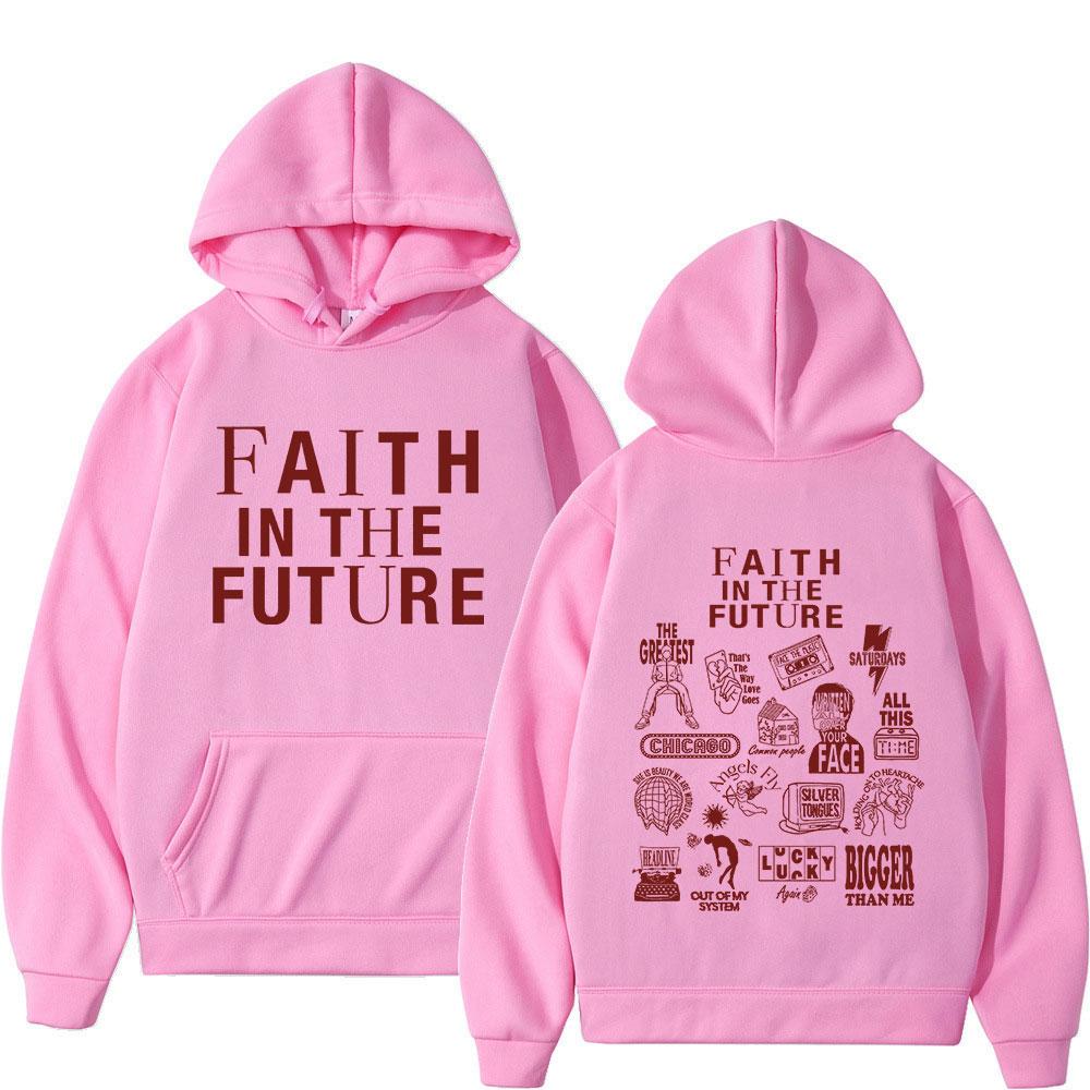 Faith in The Future 2024 Tour Concert Hoodie Men Fashion Vintage Hooded Sweatshirts Harajuku Aesthetic Oversized Hoodies Unisex