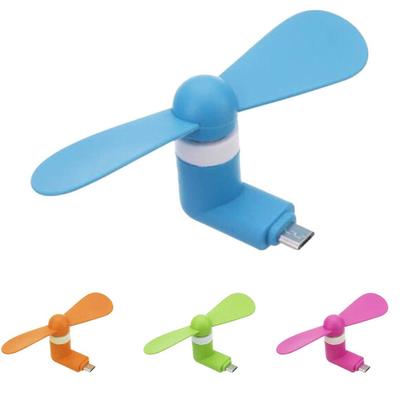 Летний мини портативный бесшумный OTG Micro USB вентилятор воздушного охлаждения для мобильного телефона Android