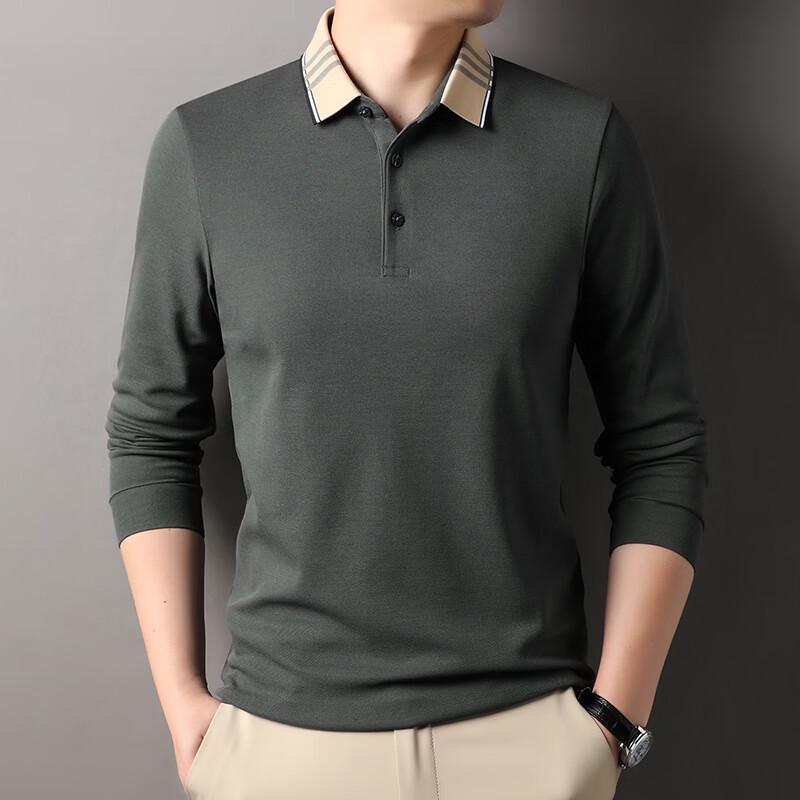Мужская рубашка-поло Firstview Business Casual с длинным рукавом из пике