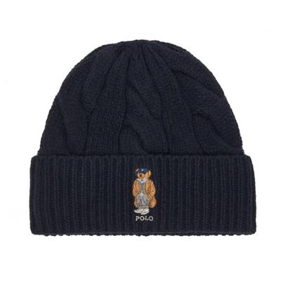 Шапка-бини с мишкой Polo Ralph Lauren 455981433002