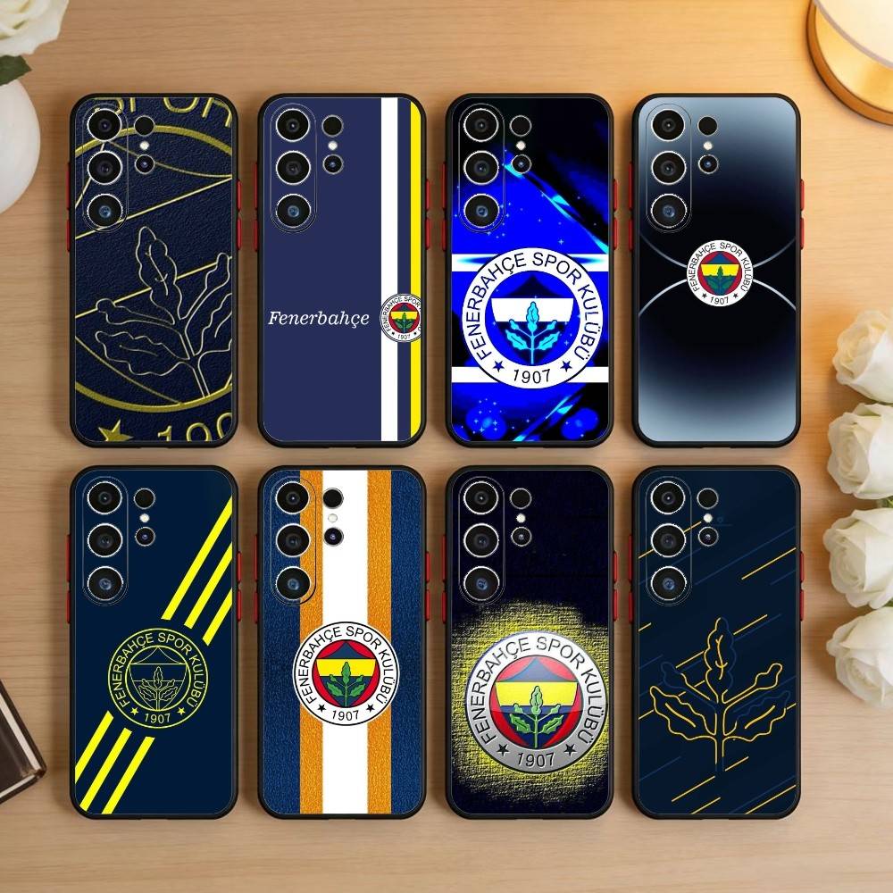 Крутой чехол для телефона с узором Т-Турция Фенербахче для Samsung S26, S25, S24, S23, S22, S21, S20, S30, Ultra, Plus, Fe, Note, 5G Черный чехол