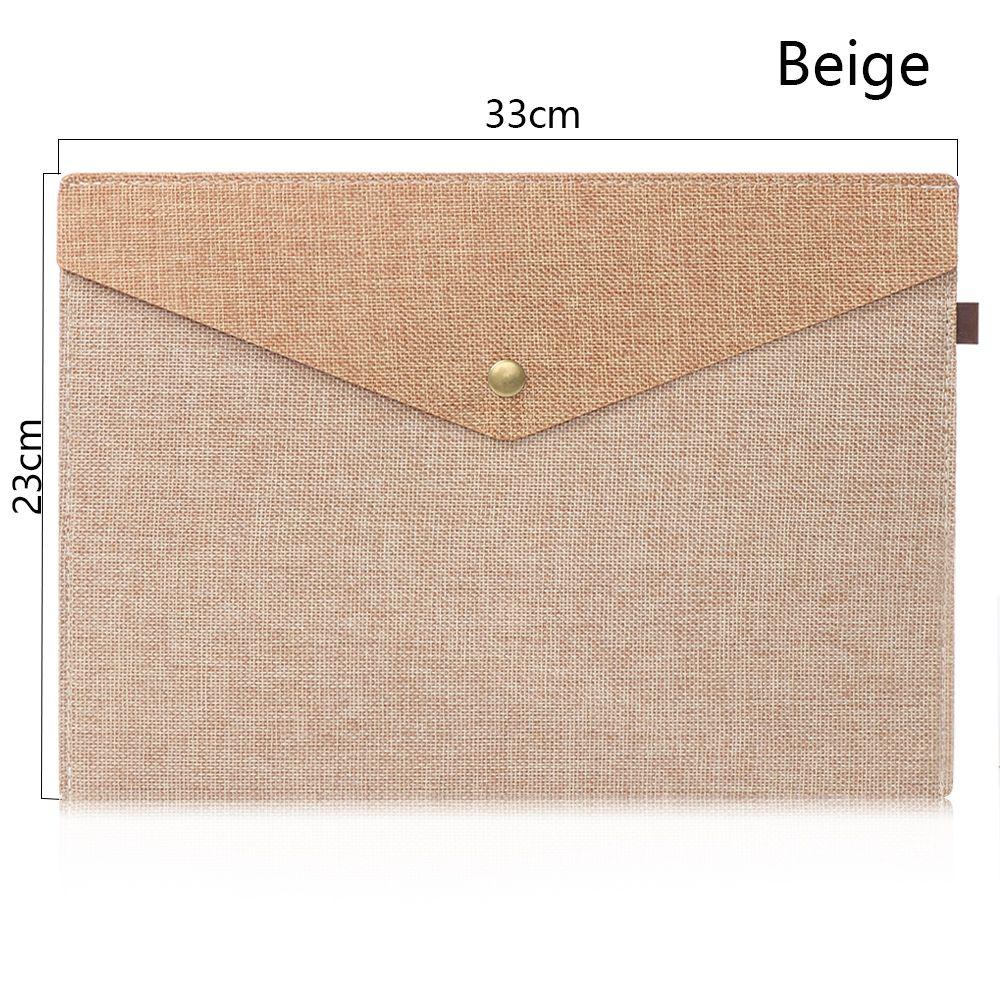 Supply Simple Portable Organizer File Folder Document Bag Canvas Felt File Briefcase Paper Holder