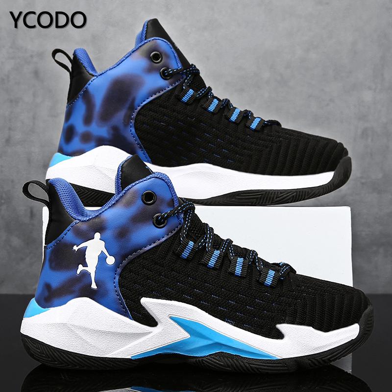 Модные детские удобные баскетбольные кроссовки, спортивные кроссовки, детские ботинки