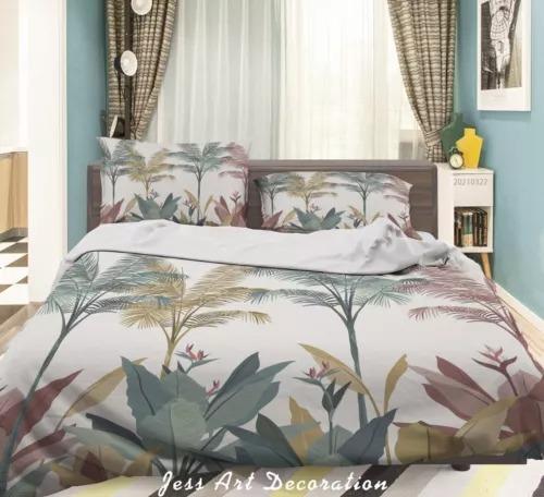 Comforter Palm Leaves Bed Decoration First Choice Gift Suitable For Children Kids And Adults Soft Warm And Breathable