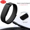 Advanced Breathable Woven Braided Nylon Watch Band Sport Loop Strap For Fitbit Air Wrist Bracelet