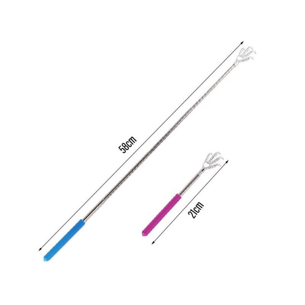 1 шт. Телескопическая чесалка для спины «Орлиный коготь» из нержавеющей стали, массажер для спины, инструмент для чесания тела