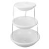 Cake Tray Stand 3 Tier Rotating Foldable Stylish Decorative Dessert Tray Rack for Serving Snacks