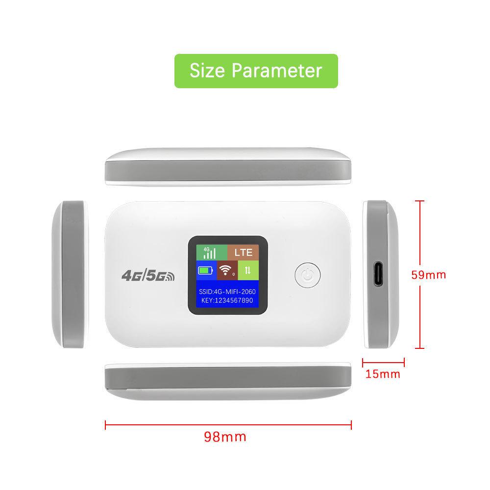4G/5G Portable WiFi MIFI LTE Pocket Router A8 with SIM Card Slot