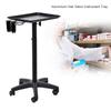 Aluminium Hair Salon Instrument Tray Adjustable Height Trolley Beauty Tools