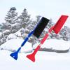 Лопата для удаления снега, автомобильная щетка для бритья снега, многофункциональное оружие для удаления снега, зимняя разморозка, длинная ручка, артефакт для удаления снега