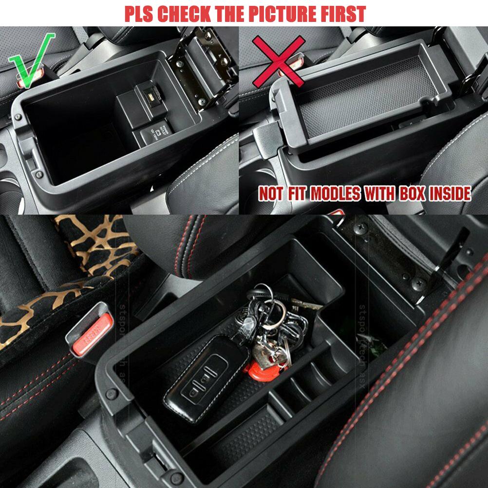 ABS Пластик Матовый Черный Центральный Подлокотник Ящик для Хранения Органайзер для Перчаток Аксессуары для Mitsubishi Outlander Sport RVR ASX 2010-2018