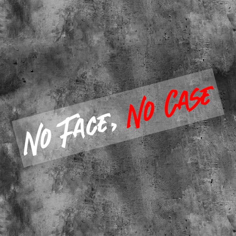 1PC NO FACE NO CASE Motorcycle helmet Stickers Waterproof Bicycle Top Tube Motorbike Fuel Tank Universal Durable Vinyl Decals