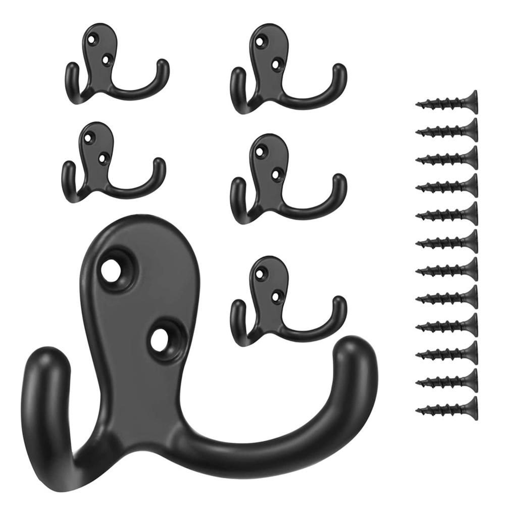 Bags Heavy Item Wall Hook With Screws Wall Mounted Home Hardware Cloth Hanger Coat Hook Robe Hook