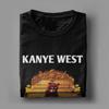 Футболки Kanye West для мужчин, хлопковые потрясающие футболки, футболки с круглым вырезом, топы с коротким рукавом для вечеринок