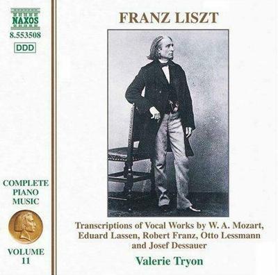 CD ЛИСТ ЛИСТ - Транскрипции вокальных произведений В. 8553508 Naxos 1998 Европа ObiClassical Б/У