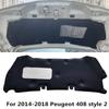 1 партия Упаковка для складывания Доставка Для 2009-2018 Peugeot 408 Автомобильный Капот Двигатель Тепло Звукоизоляция Прокладка Хлопок Звукоизоляционное Покрытие Коврик