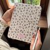 Чехол для iPad Pro 2021 Светло-коричневый с цветочным принтом - Девичий, Защитный, Женский стиль