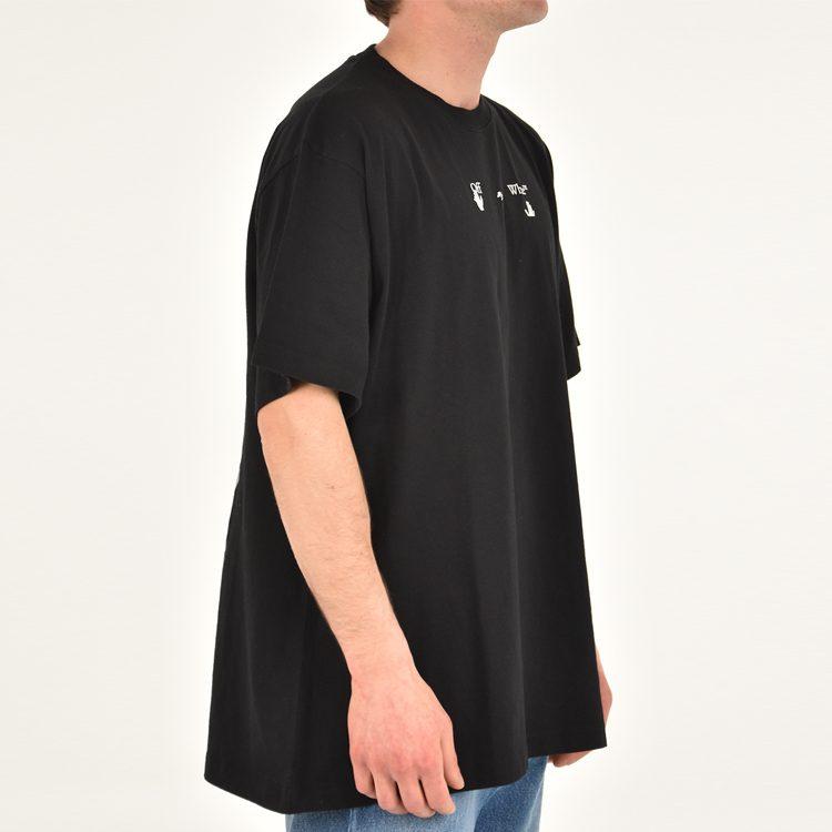 OFF WHITE Футболка со стрелкой-маркером OMAA038S21JER0021025