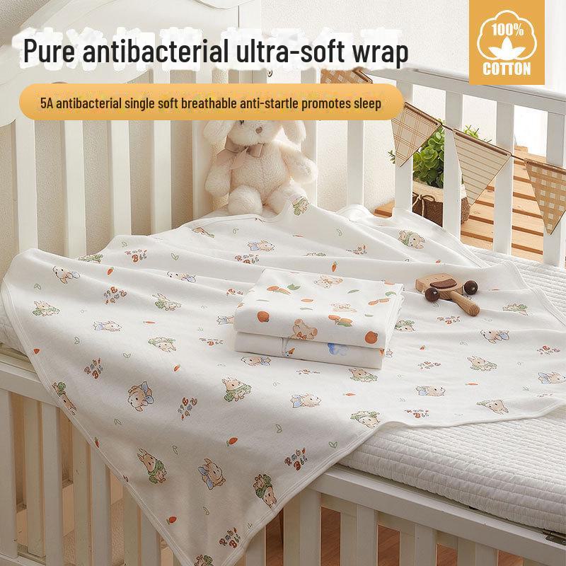 Детское одеяло класса А из чистого хлопка для новорожденных на осень и зиму