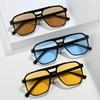 Hip-hop Sunglasses New Double-beam Frame Sunglasses Trend Women's Glasses Men's Sunglasses