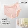 3Pcs Women's Modal Panties Seamless Underwear Female Cotton Breathable Underpants Girls Briefs Plus Size Sexy Intimates Lingerie