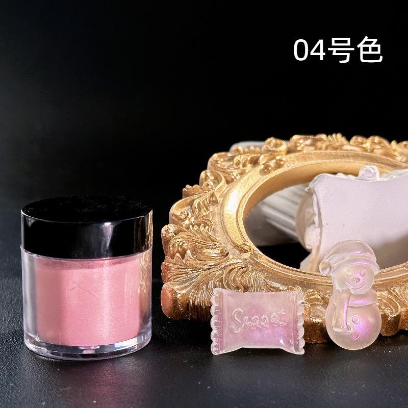 5 г/кор. Пудра для ногтей Aurora, жемчужный блеск для ногтей, эффект неоновой пыли, хромированный дизайн ногтей, Русалка, Радуга AB, цветная пудра, украшение