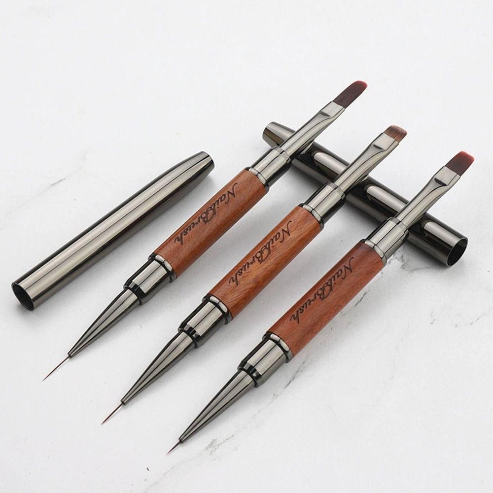 Professional Nail Liner Brush Dual-ended UV Gel Brush Nail Art Painting Pen  Gel Nail Application