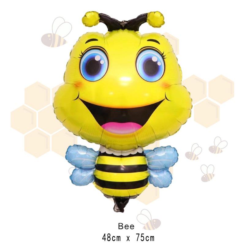 Воздушные шары в форме насекомых, пчелы, для детского дня рождения и оформления фона сцены на вечеринке в честь первого дня рождения, шары из алюминиевой пленки