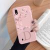 Розовый Цветочный Чехол Для Samsung Galaxy A10 Чехол Для Телефона Мягкий Силикон Буква Имени Модный Чехол Coque Для Samsung A 10 Fundas