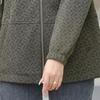 Plus Size Middle Age Women's Jackets Hooded Autumn Elegant Long Sleeve Casual Coats Ladies Outerwears