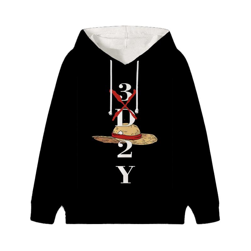 One Piece Luffy Wanted Детские толстовки с капюшоном Осень-Зима Детские бархатные пуловеры Повседневная одежда для детей Девочек и мальчиков Мультфильмы Kawaii Топы Толстовки