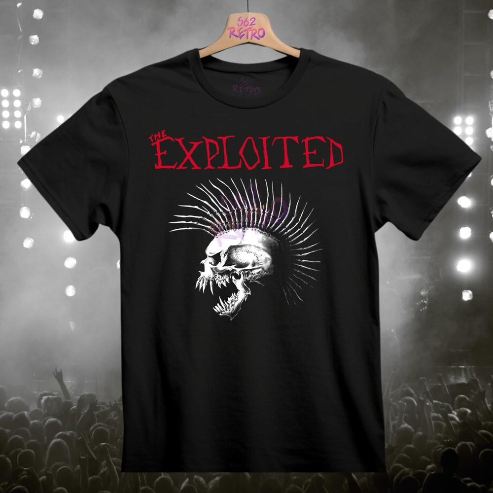 Футболка The Exploited Beat The Bastards Панк-рок группа Черная S-3XL Унисекс