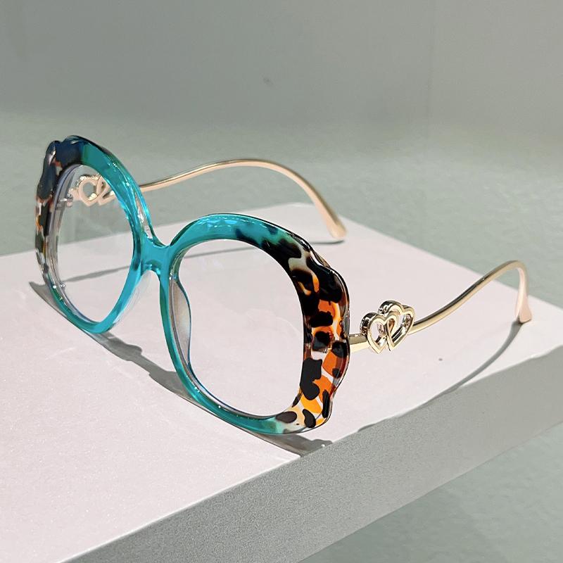 Женские круглые очки оверсайз Новинка в моде Разноцветные оправы для очков Модные Винтажные Дизайнерские очки класса люкс