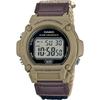 Casio Стандартные цифровые часы W-219HB-5AV Мужские Бежевый Ремешок на липучке Импортная модель