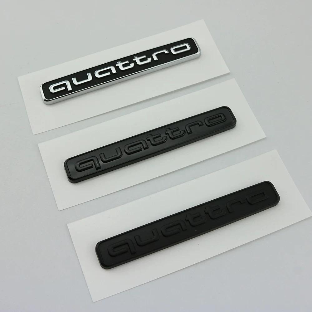 95mm 3D ABS Car Rear Trunk Badge Side Emblem Sticker For 116a A3 A4 A5 A6 A7 A1 A2 Q3 Q5 Q7 S3 S4 S5 S6 TT Quattro Accessoriesa116