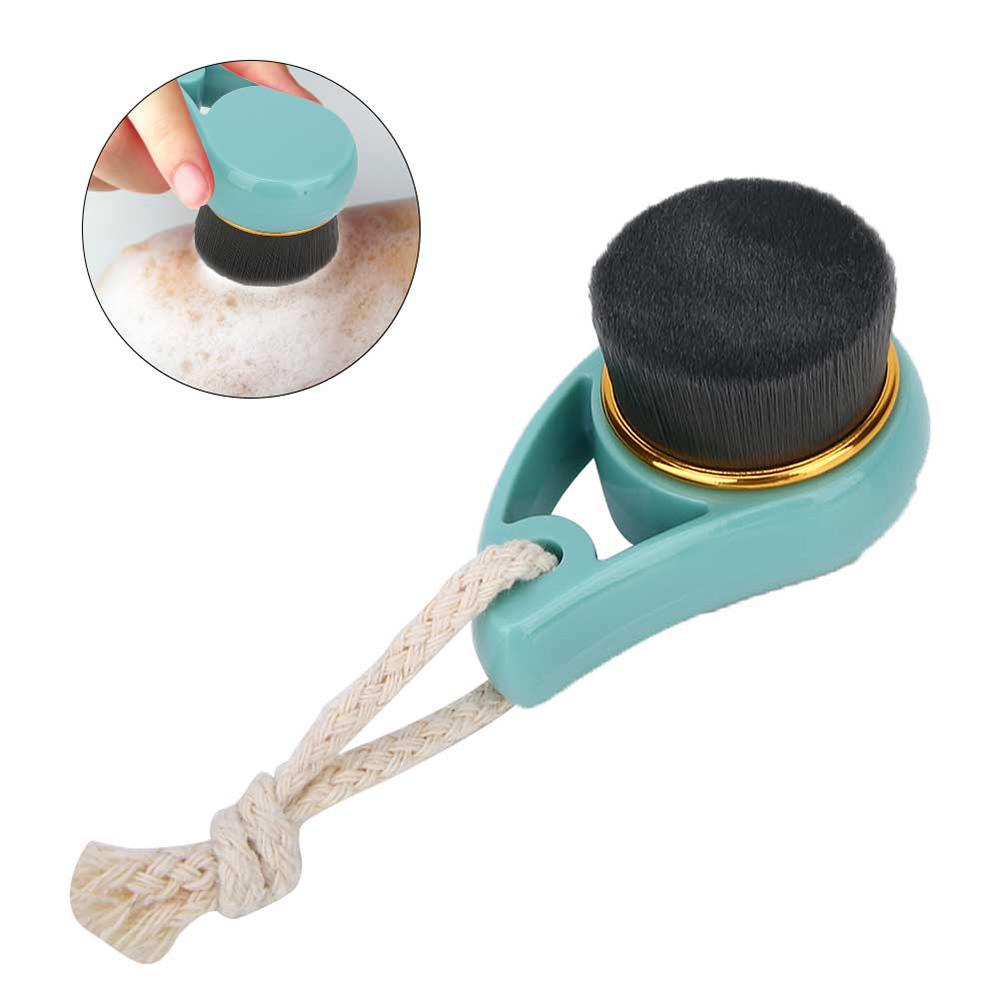 Charcoal Deep Cleansing Face Cleansing Brush Face Care Tool Bamboo Wash Face Brush Facial Cleansing